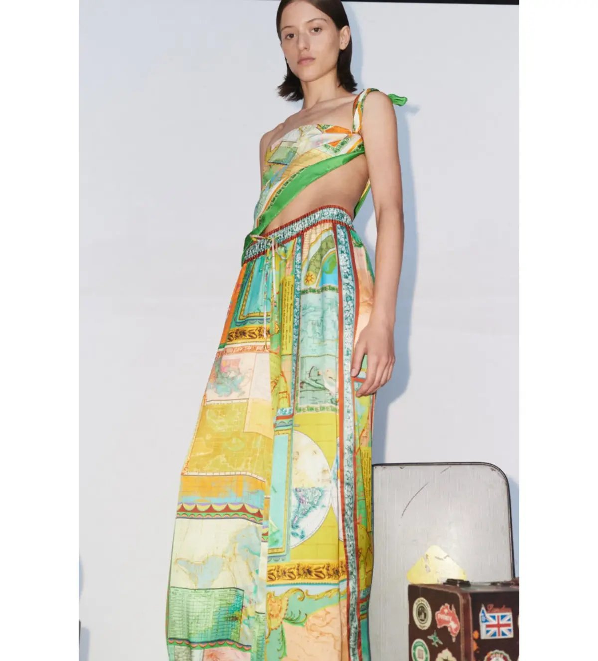 Alemais Atlas Scarf and Pant Set Print Size 8 photo 2