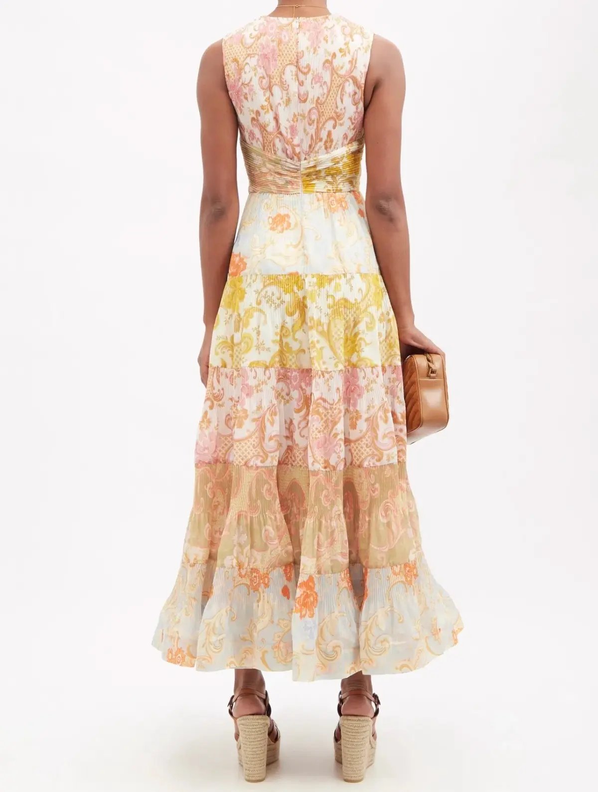 Zimmermann Postcard Pleated Midi Dress photo 4