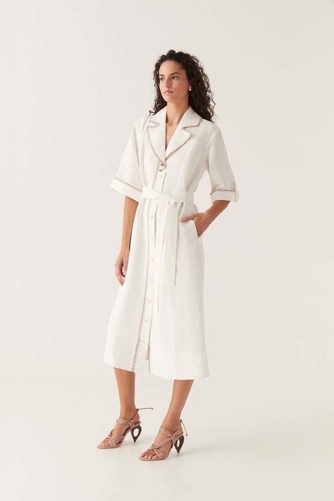Aje Sahira Barbstitch Midi Dress photo 3