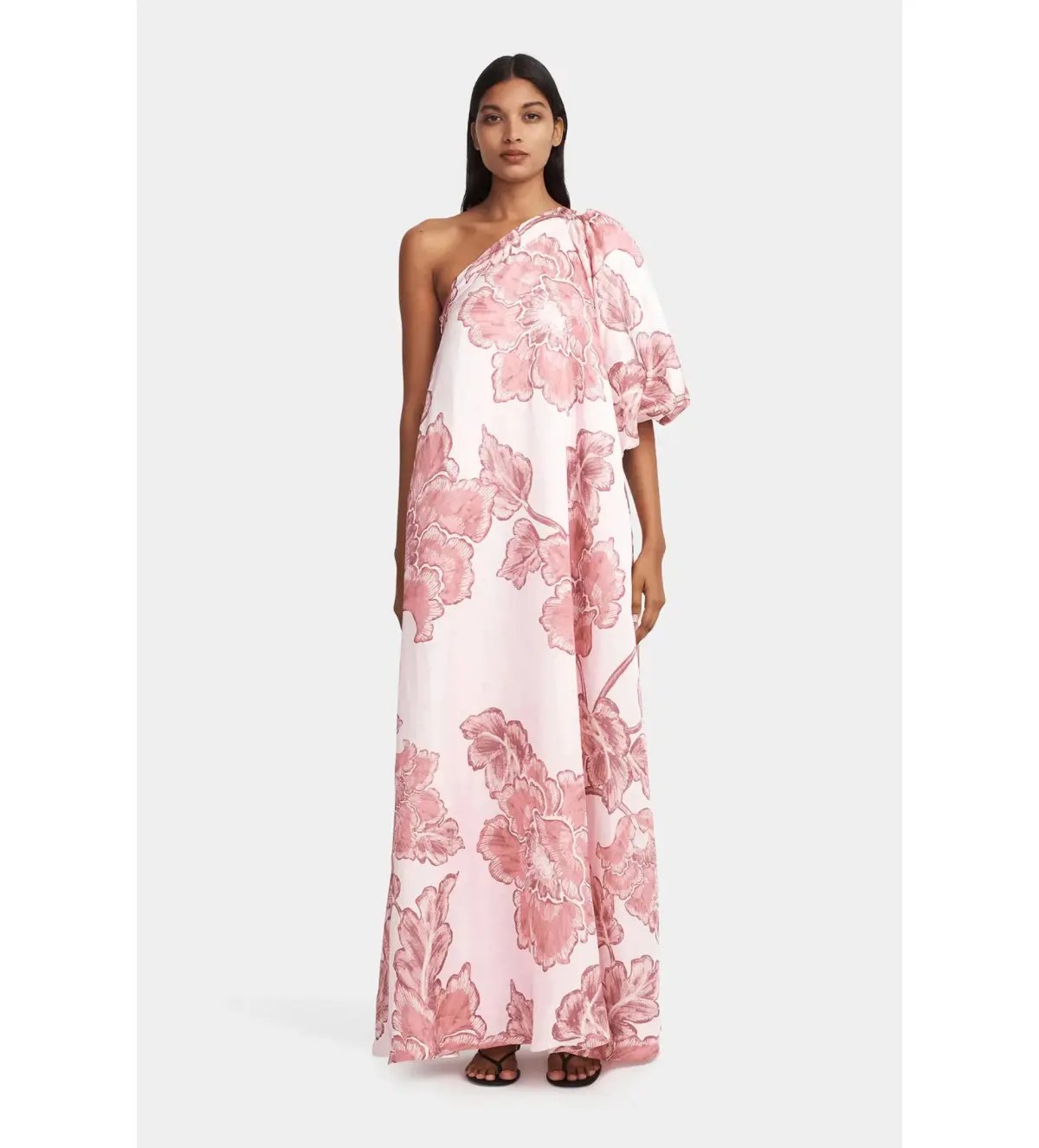 Hansen and Gretel Carmen Maxi Dress Orchid Bloom Size L AU 12 photo 2