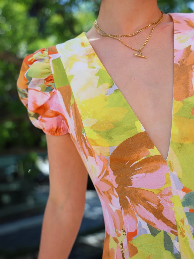 By Nicola - S/S Wavy Maxi Dress In Floral Confetti photo 2