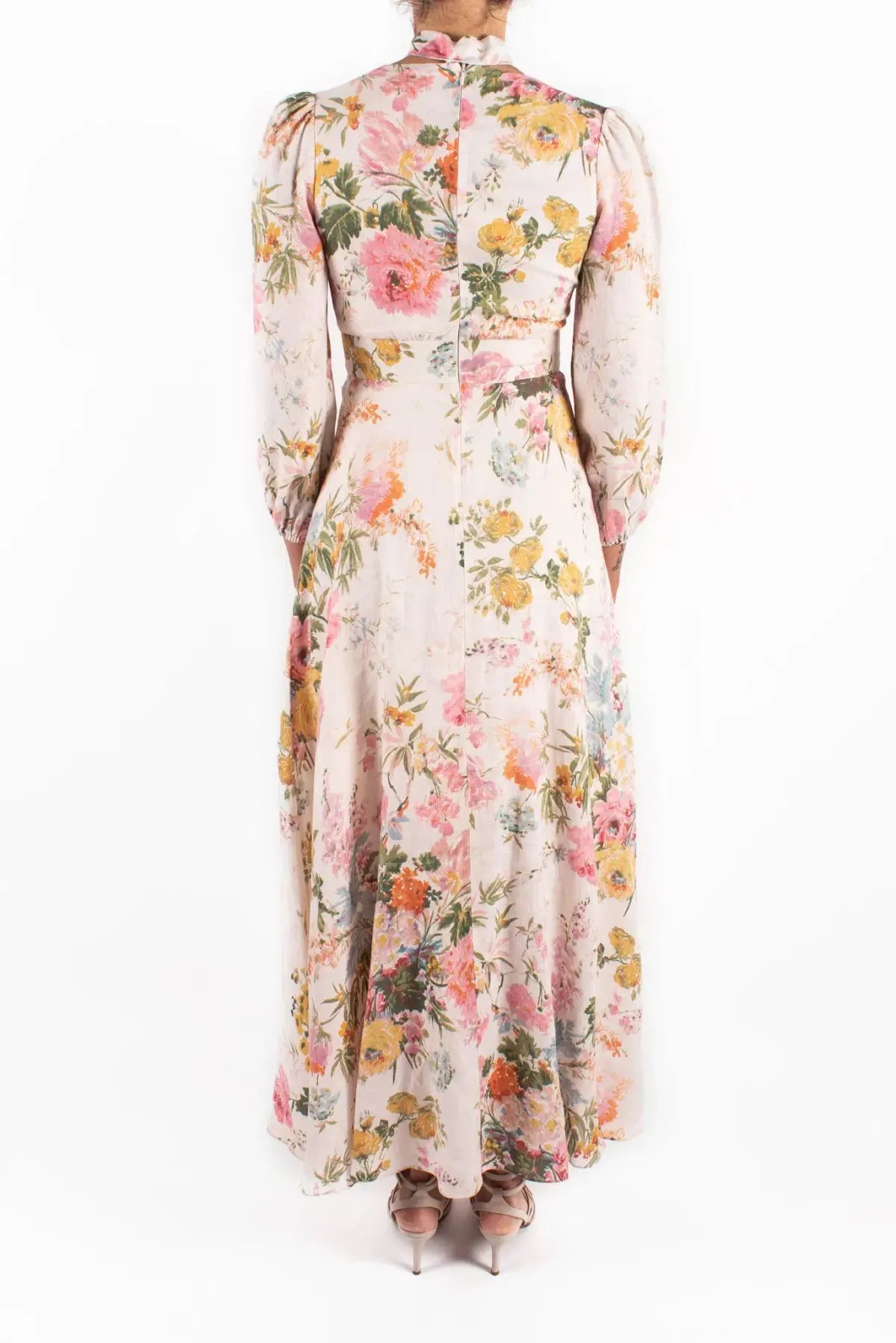 Zimmermann Heathers Plunge Long Dress Floral Size 0 / AU 8 photo 3