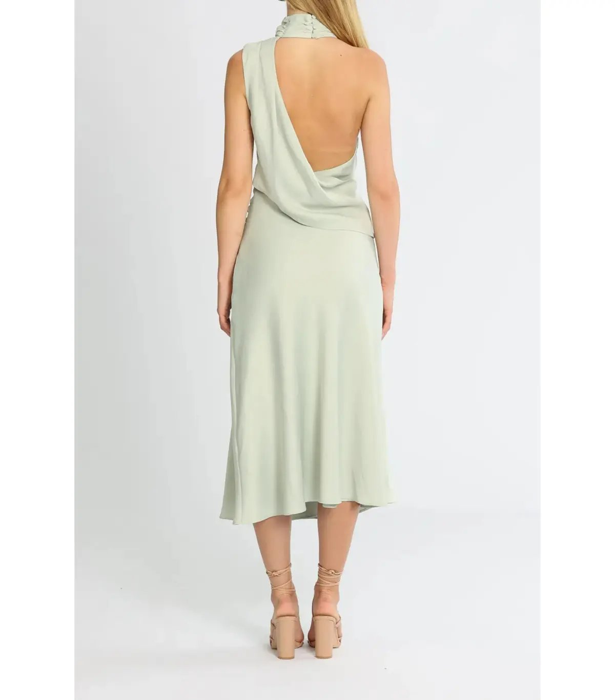 MISHA Robbia Dress Dusty Jade Size 6 photo 2