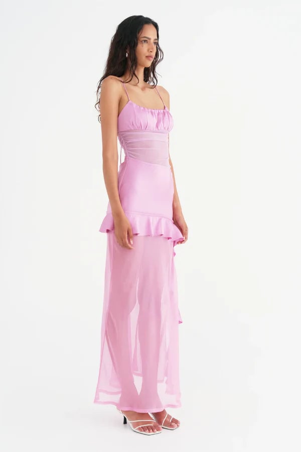 BENNI DELILAH MAXI DRESS - BUBBLEGUM photo 2
