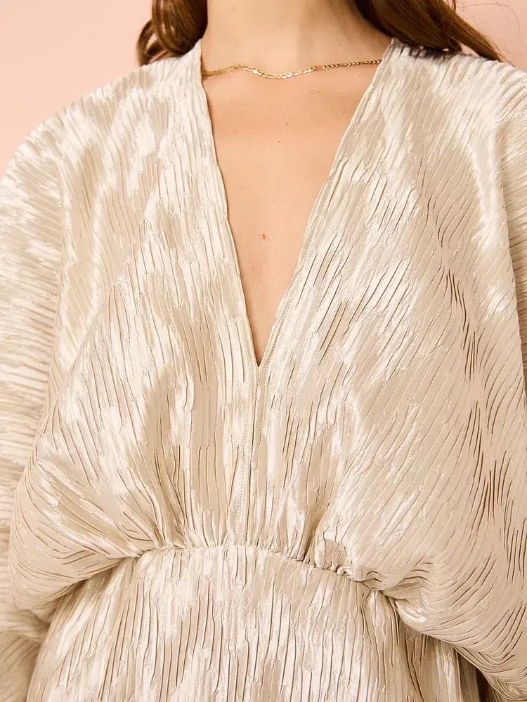 Lidee De Luxe Gown Champagne Maxi Size AU 10 photo 4