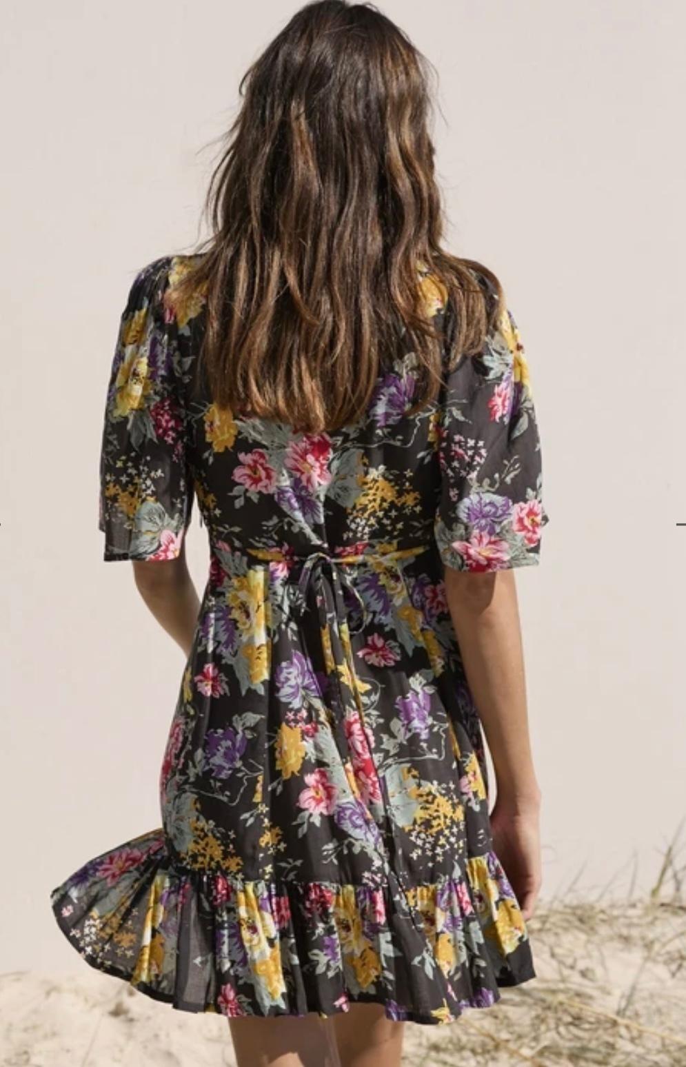Auguste the Label Odette Jean Mini Dress Print Size S photo 2