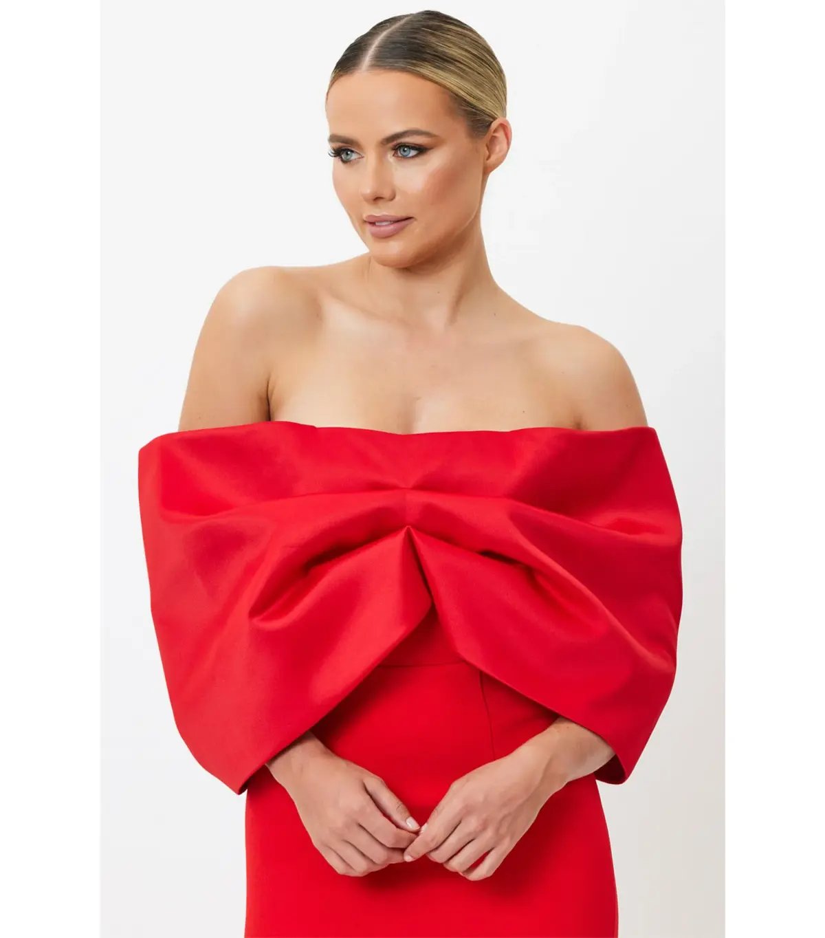 Bianca & Bridgett Natalia Midi Dress Red Size AU 10 photo 4