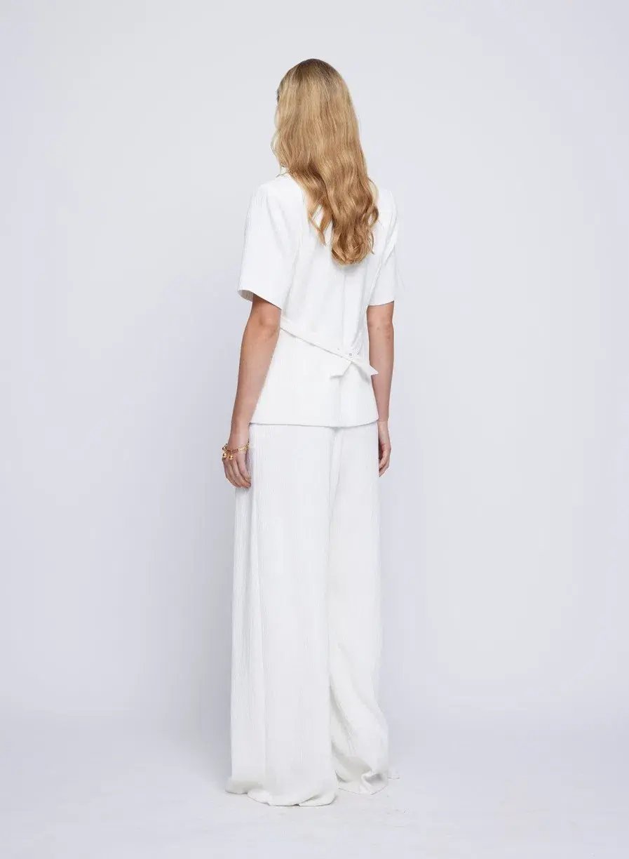 Anna Quan Kathleen Jacket And Matteo Pants Set In Carta 6 photo 3