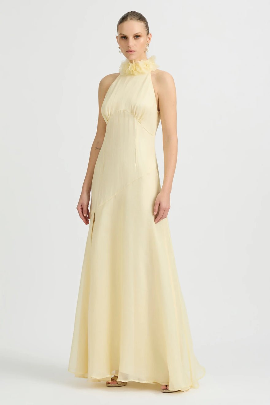 Sonya Noelle Gown - Butter Yellow photo 3