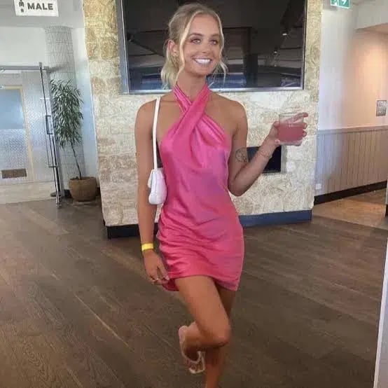 Natalie Rolt Effie Mini Dress Pink Size 0 photo 3