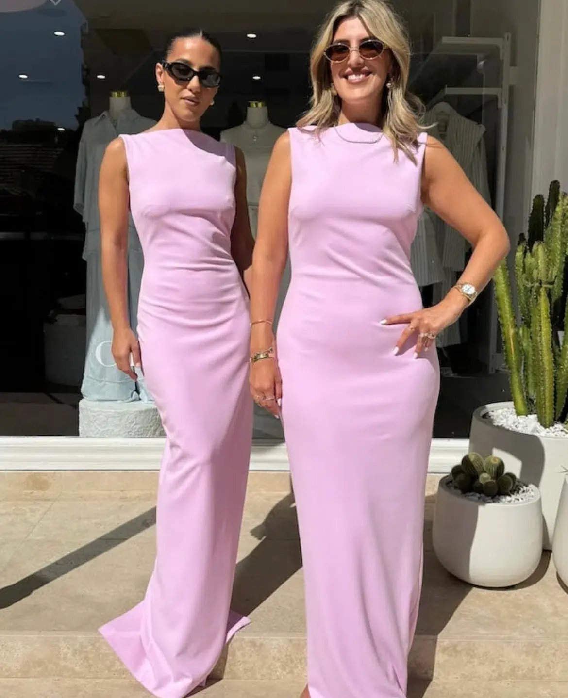 Effie Kats Verona Gown In Taffy Pink Size S/Au 8 photo 5