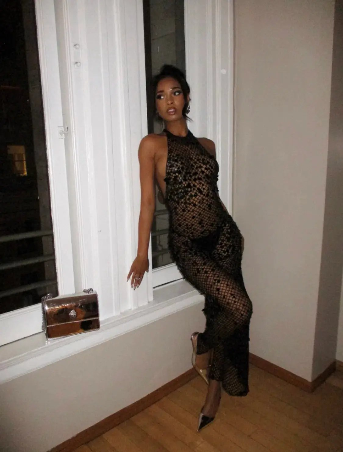 Rat & Boa Aurora Sequin Dress Black Size AU 8 photo 2
