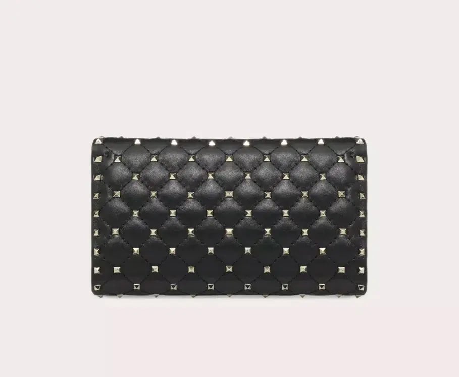 Valentino Rockstud Spike Clutch in Black photo 3