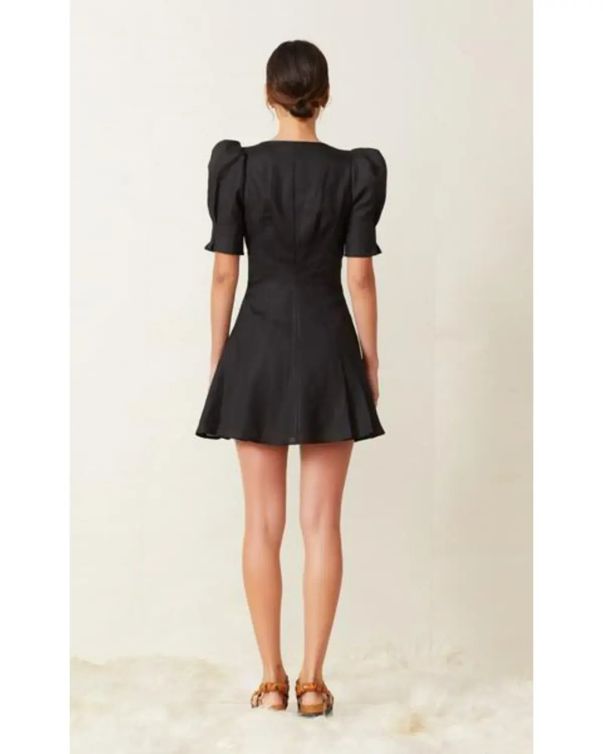 Bec & Bridge Puka Shell Dress Black Size AU 8 photo 2