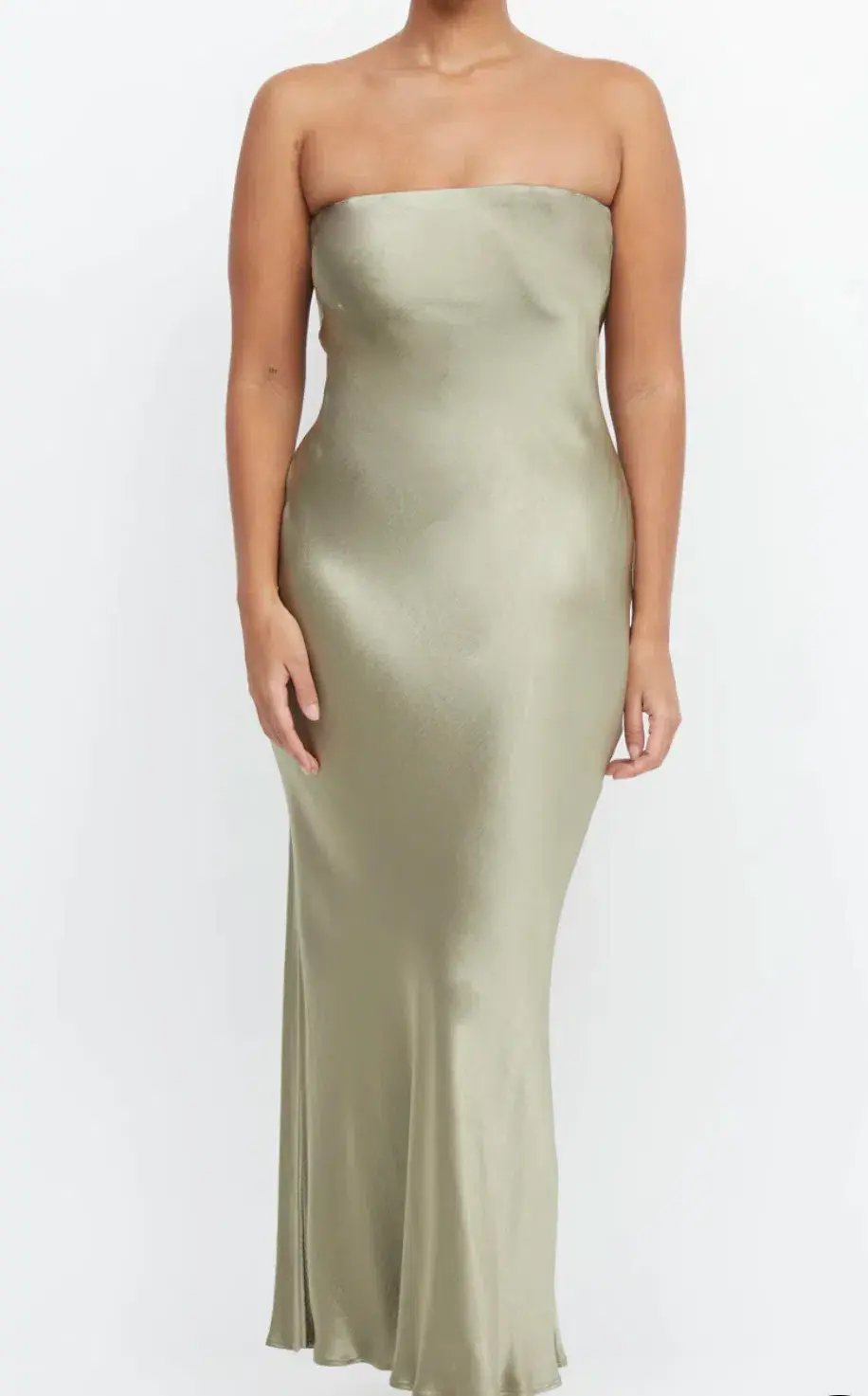 Bec & Bridge Moon Dance Strapless Maxi Sage Size 8 photo 4