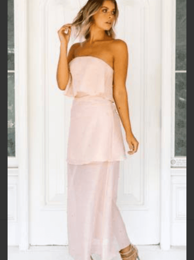 Keepsake call me gown - blush photo 2