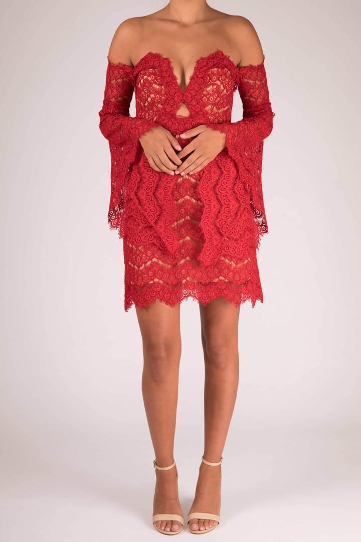 Thurley Love Lost Dress Red Size 8 photo 2