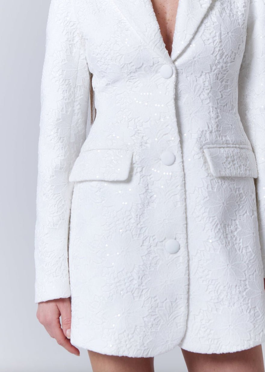 Sla the label Aisle Lace Blazer Dress photo 3