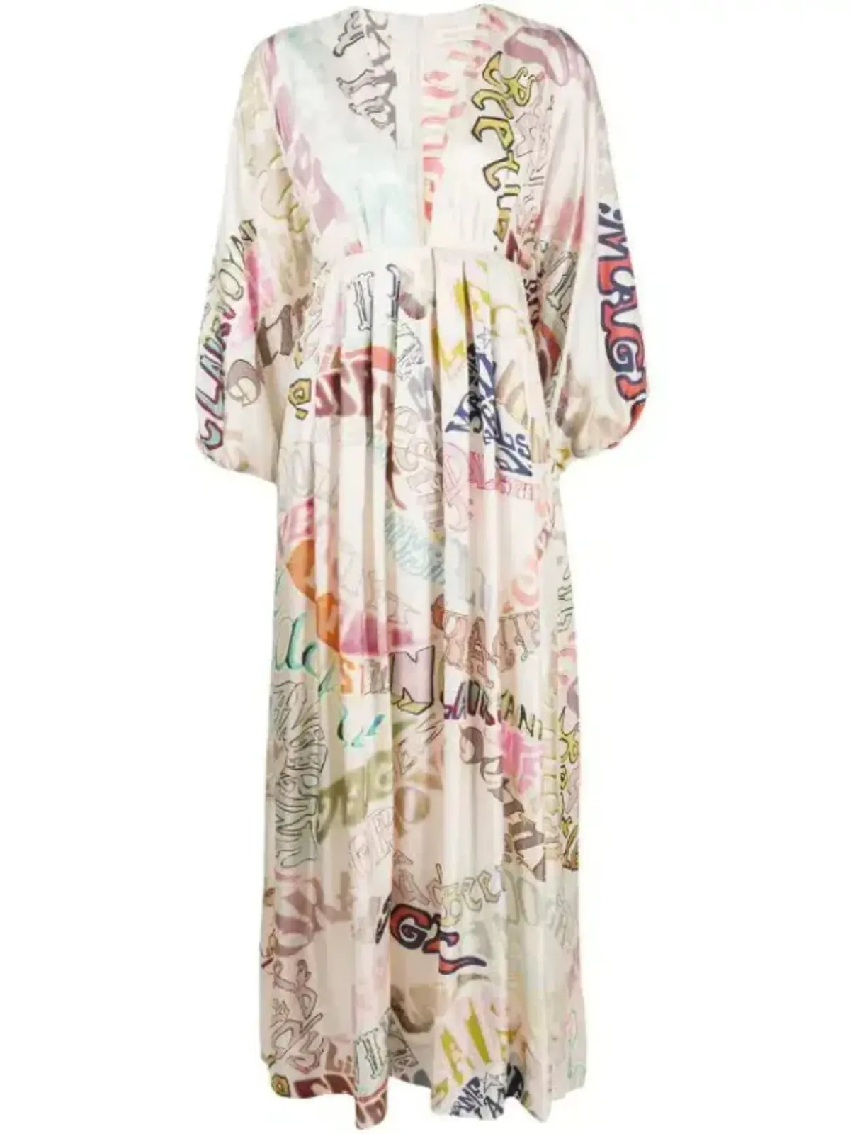 Zimmermann Ladybeetle Word Midi Dress Word Print Size 0 / AU 8 photo 3