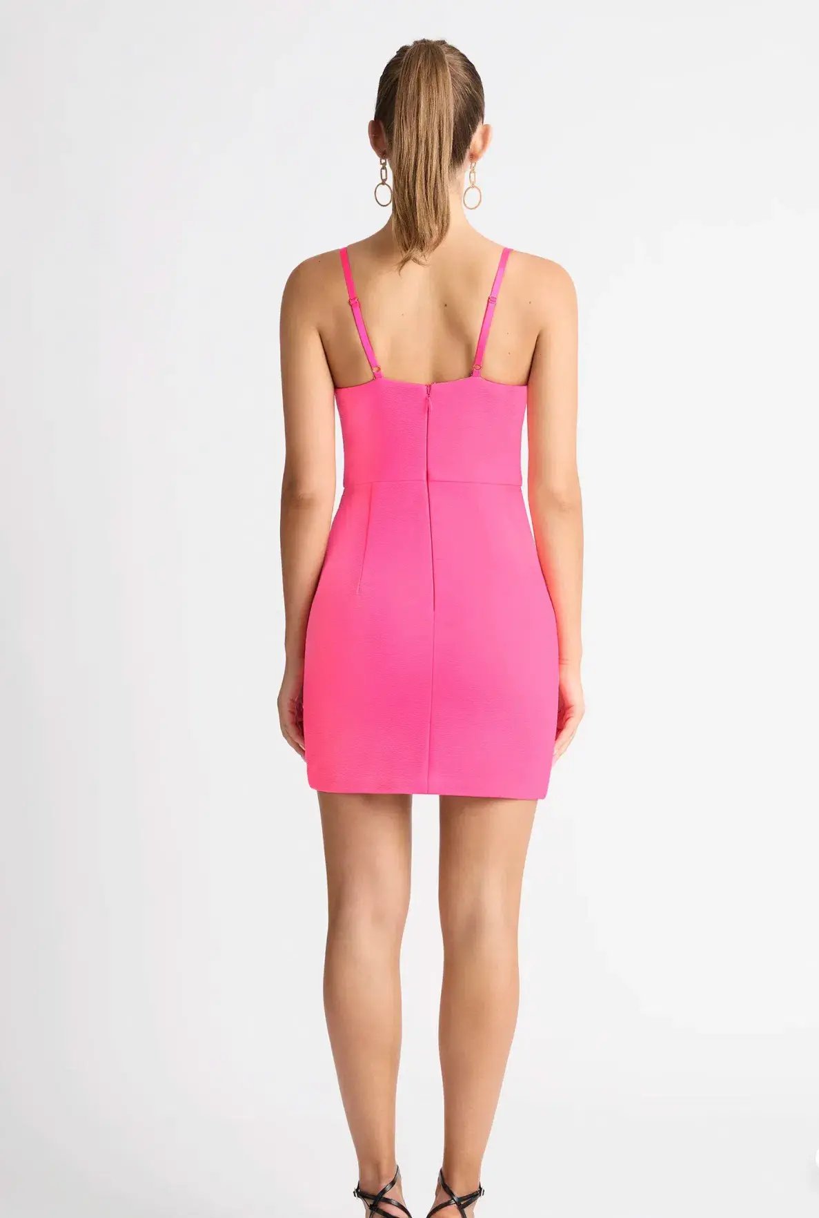 Sheike Vanity Mini Dress Hot Pink Size 10 photo 2