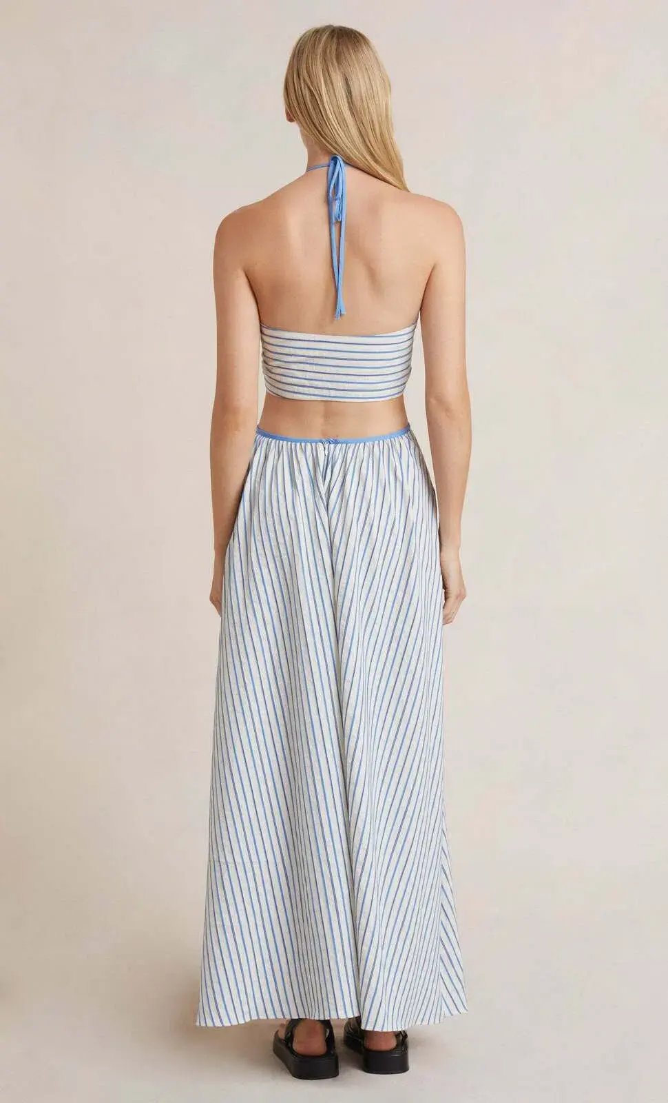 Bec & Bridge Lucia Cut Out Dress Print Size 10 photo 3