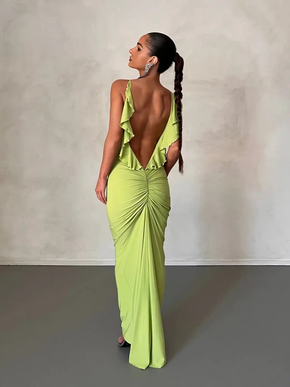 Melani The Label Bella Dress Lime Size M / AU 10 photo 2