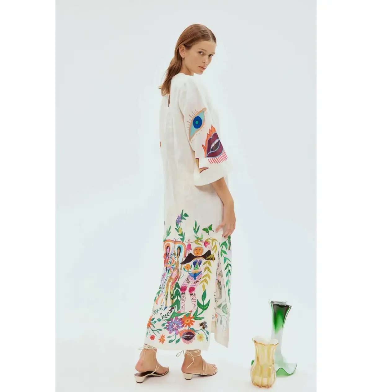 Alemais Meagan Midi Dress Print Size AU 12 photo 3