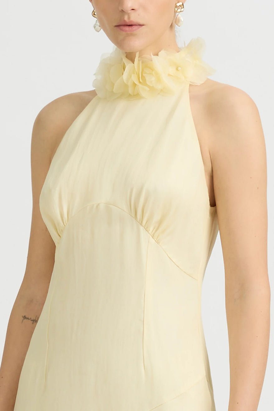 Sonya Noelle Gown - Butter Yellow photo 4