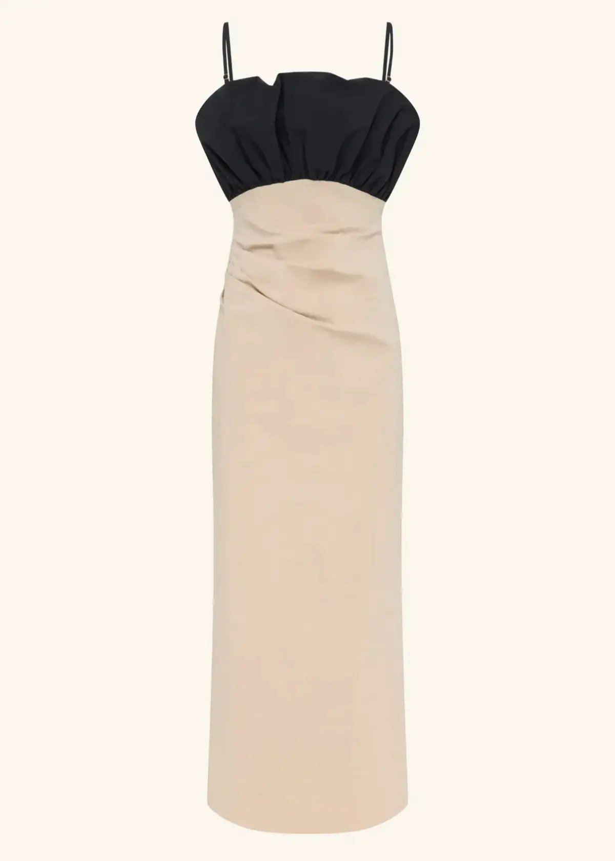 Shona Joy Campbell Bubble Bodice Midi Dress - Oat Milk size 10 photo 7