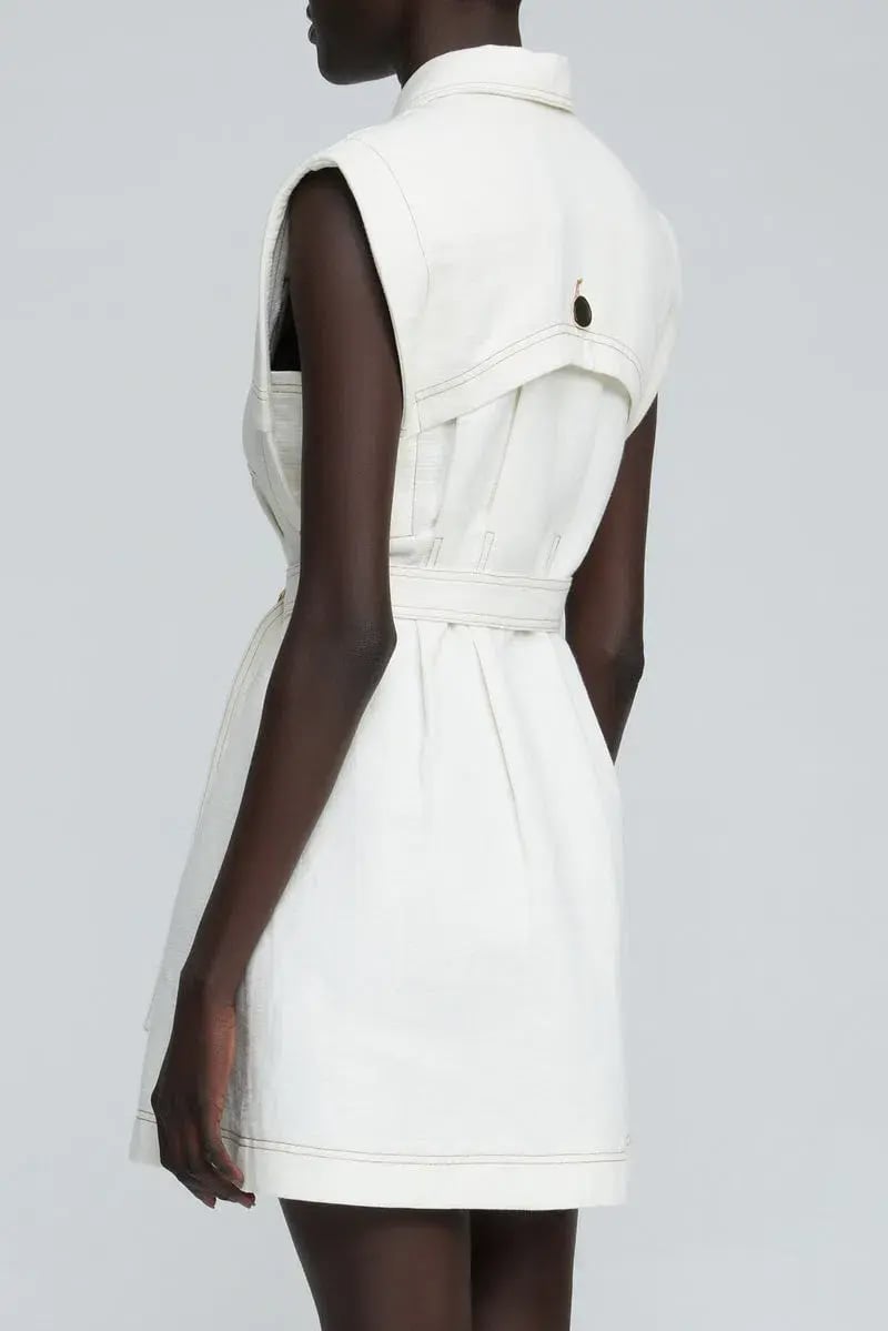 Acler Westcroft Dress White Size 8 photo 3