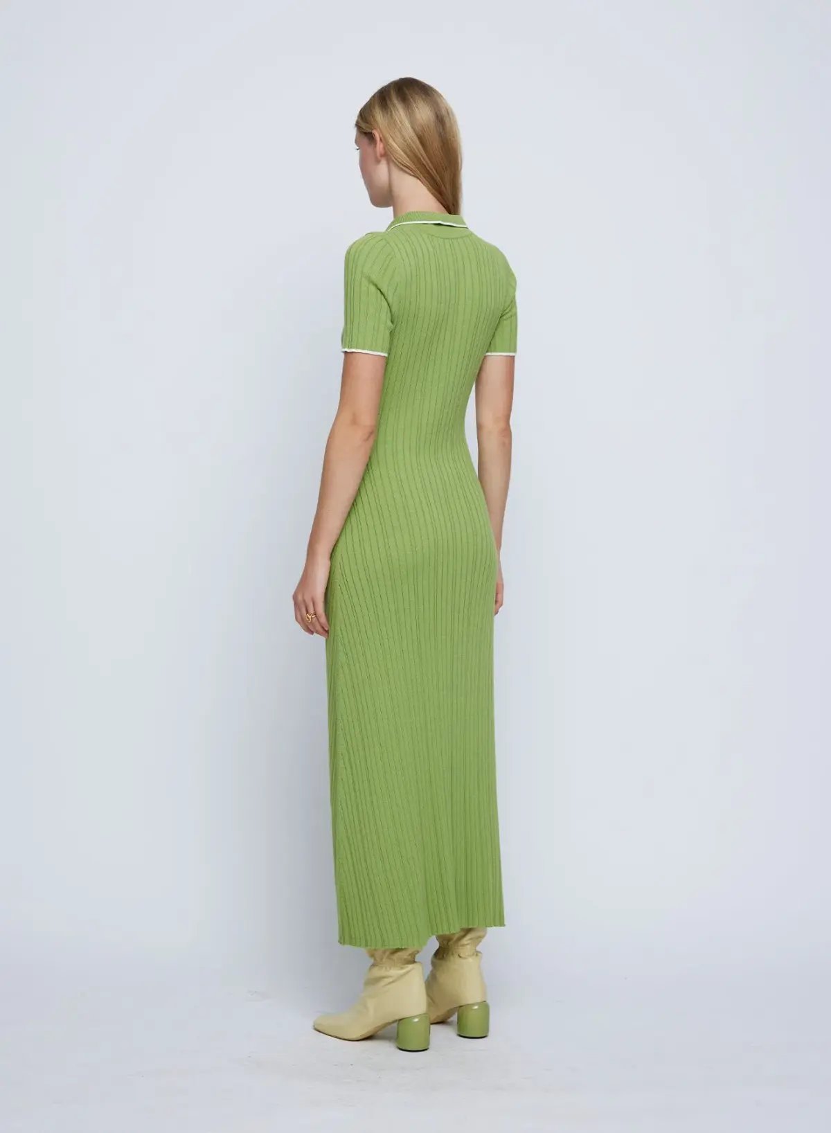 Anna Quan Penelope Dress In Matcha Cream Size 8 photo 3