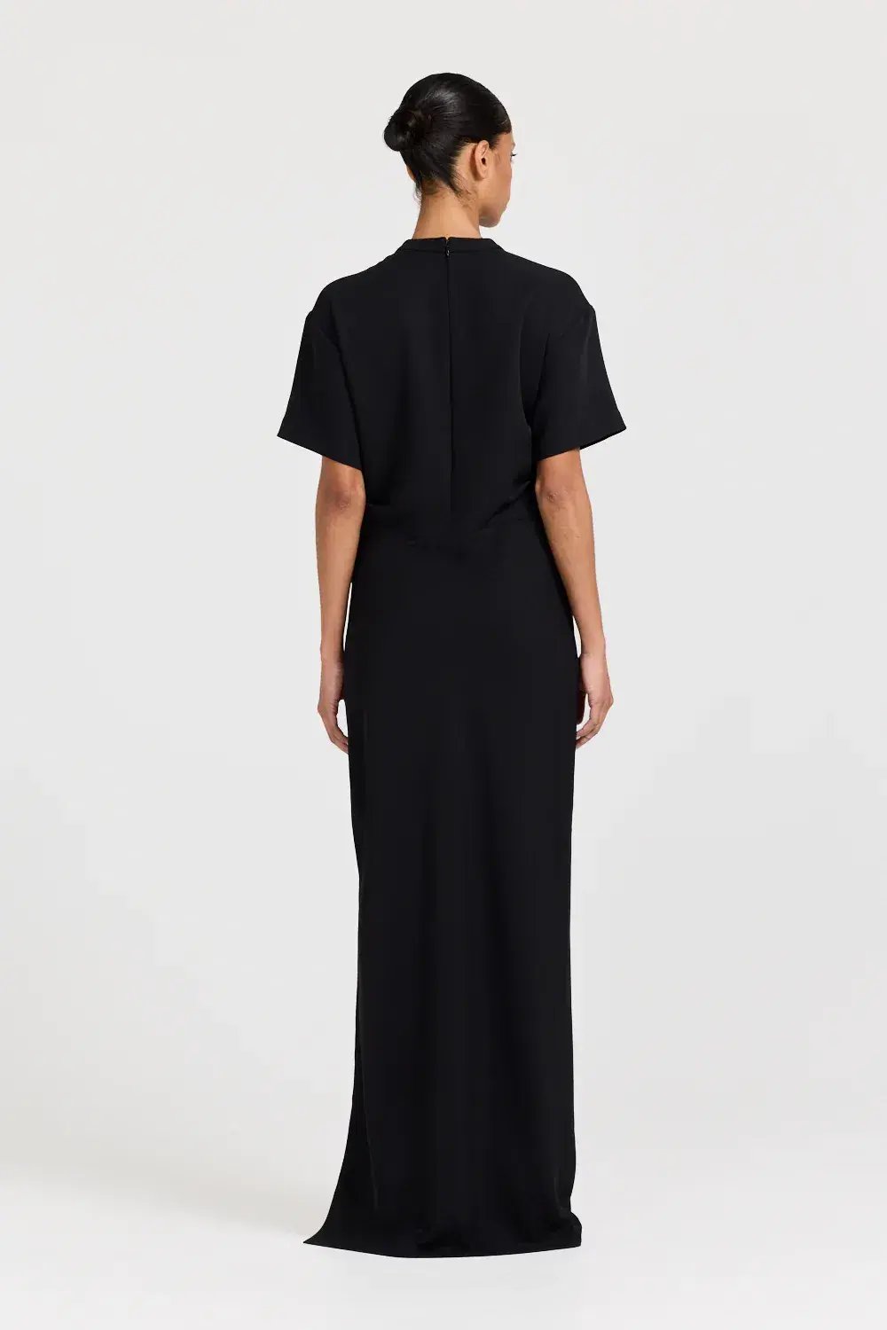 Henne Avila Dress Black Maxi Size 12 photo 3