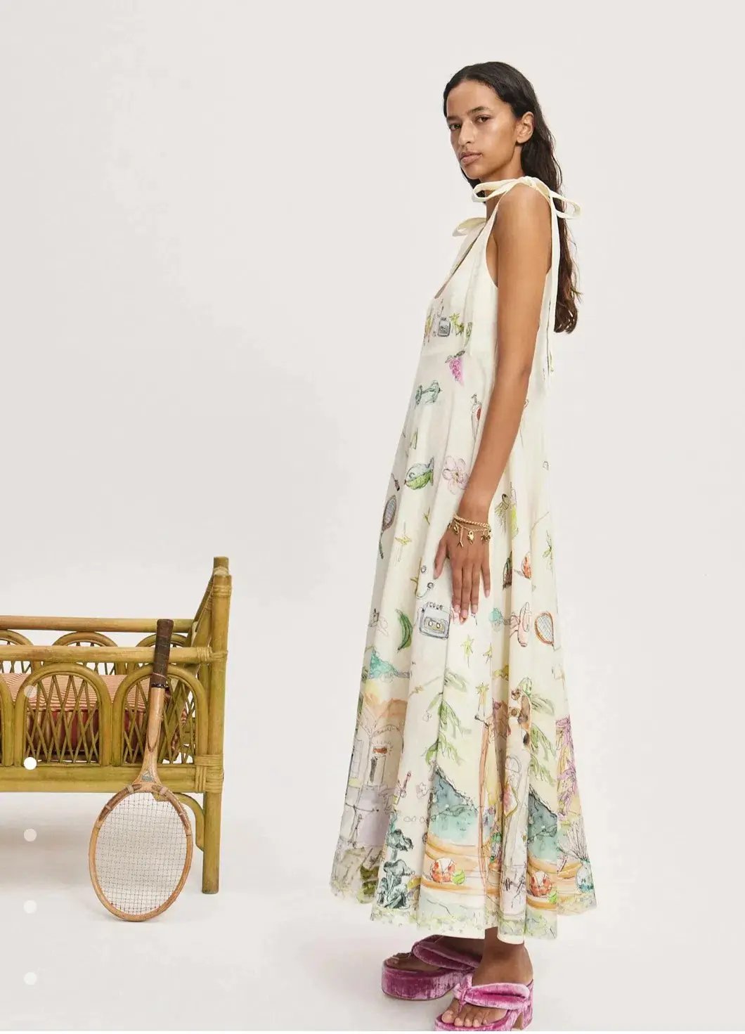 Alemais Anouk Ballet Sundress Print Size 10 photo 2