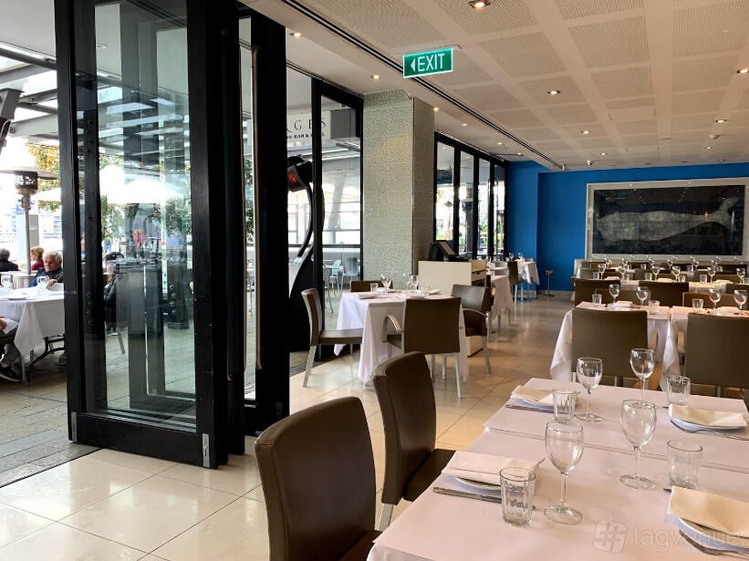 Indoor & Outdoor Dining Area at Georges Mediterranean Restaurant photo 18