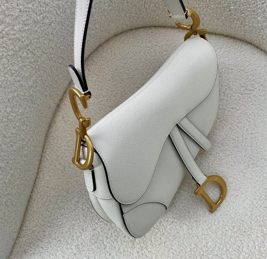 Dior Saddle Bag Medium White photo 4