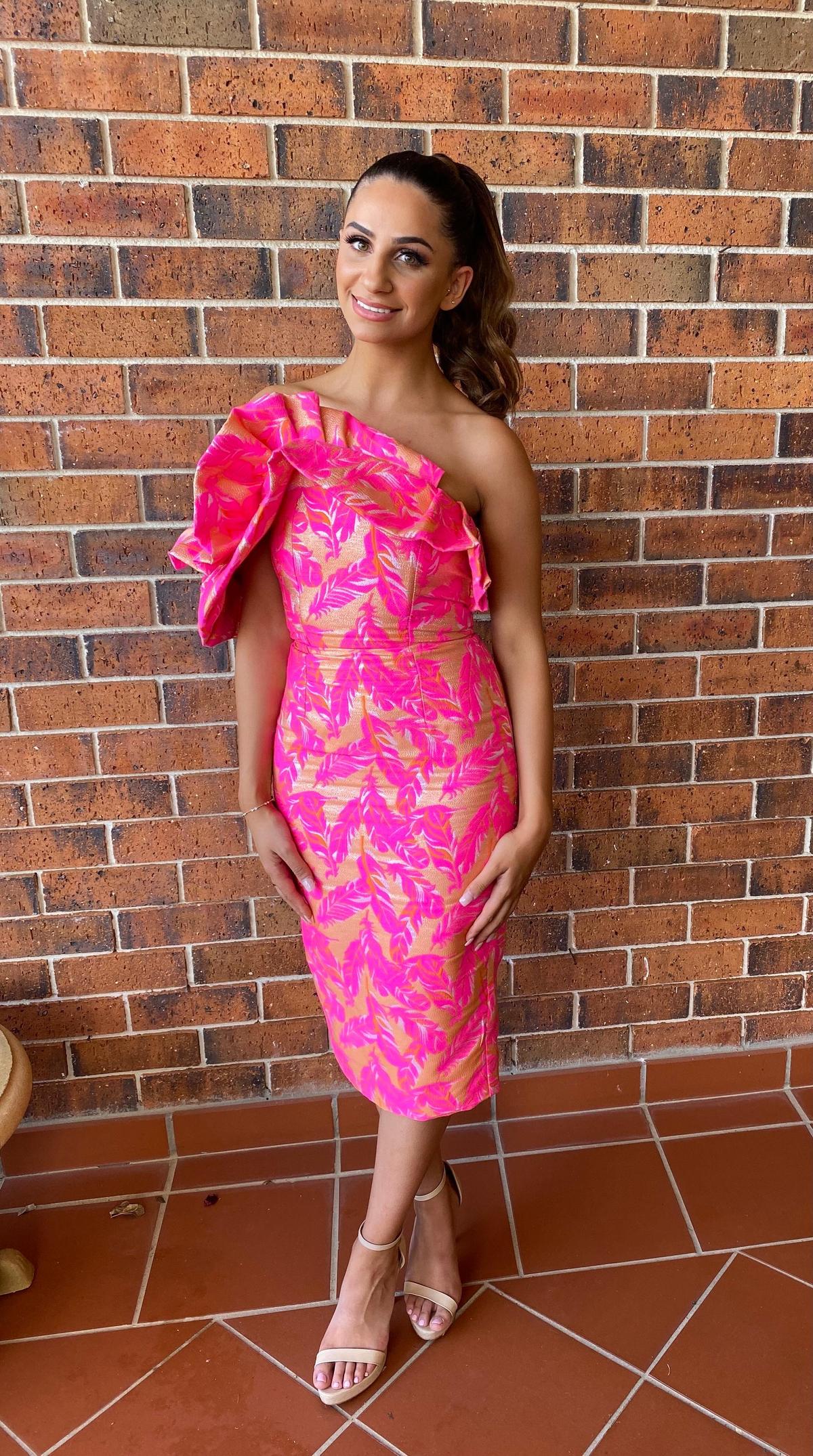 Eliya the Label Elena Dress Pink Size 6 photo 4