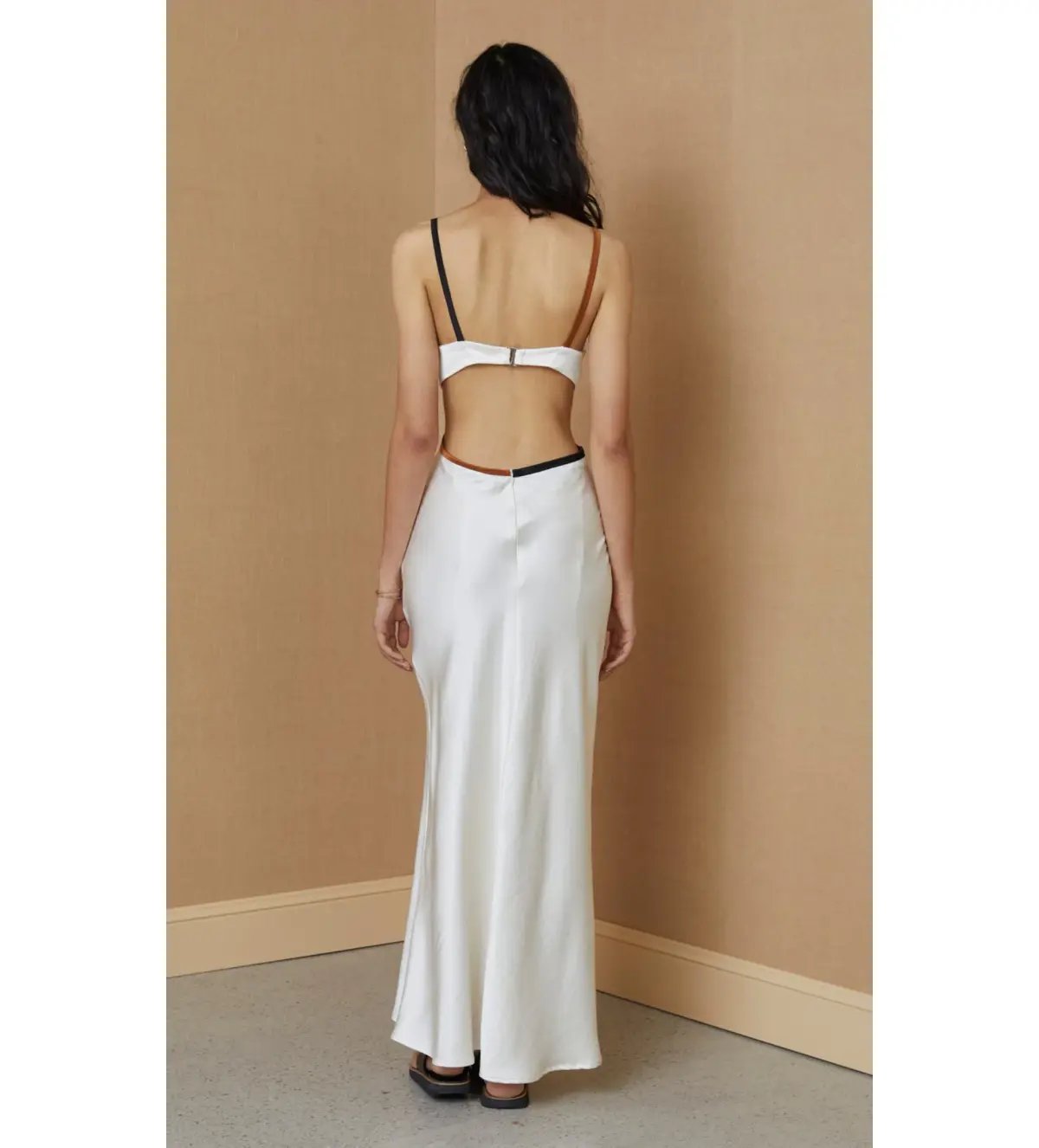 Bec & Bridge Toi Et Moi Midi Dress White Size 8 photo 3