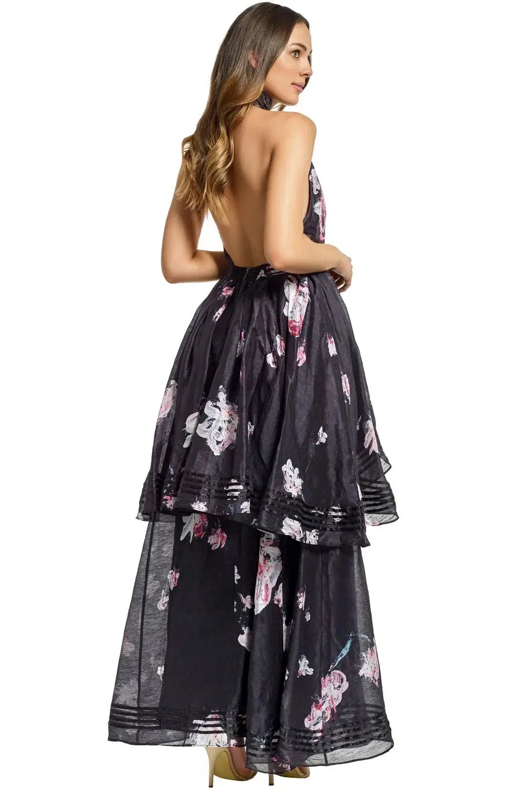 Aje Sienna Maxi Dress Floral Size 10 photo 2