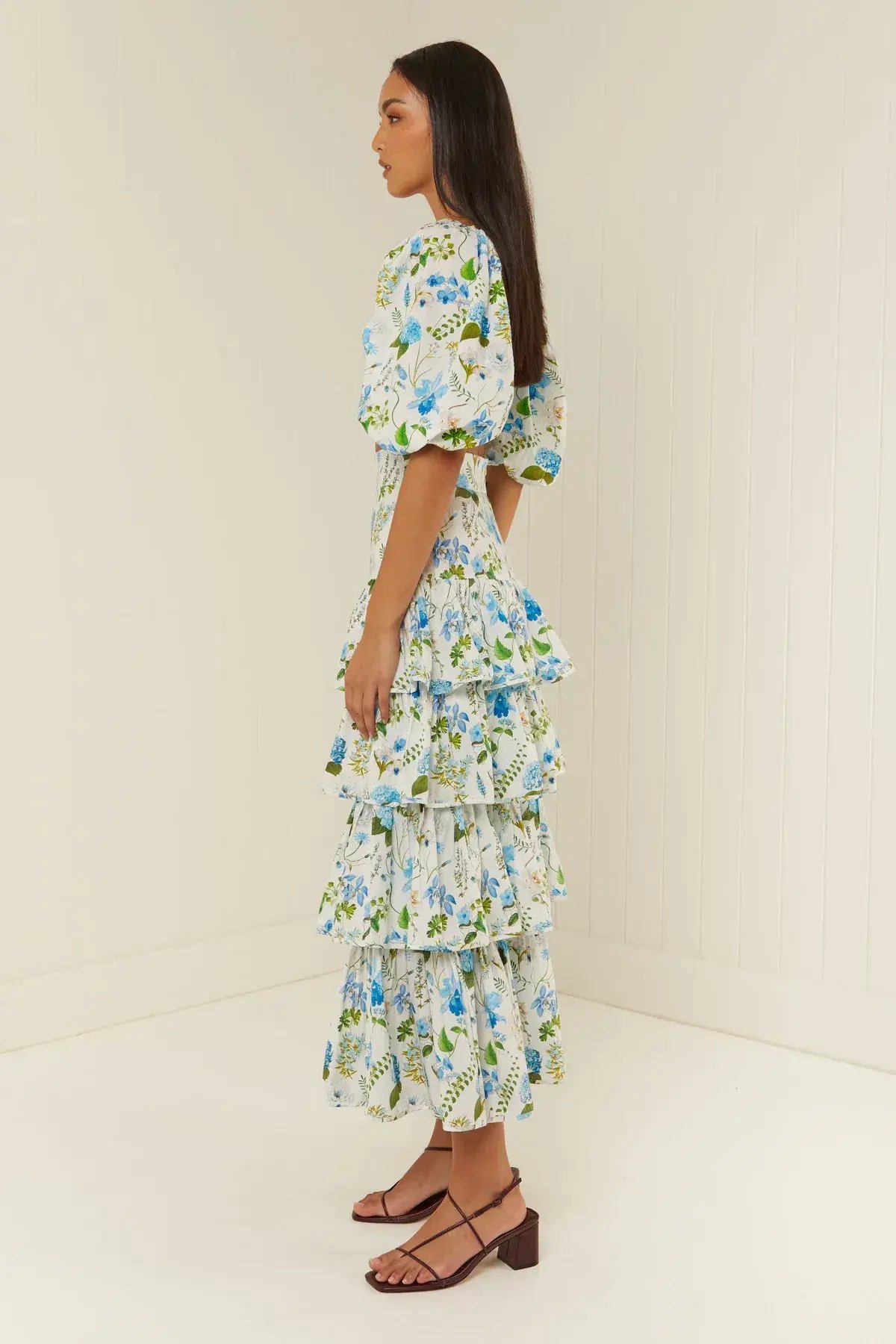 Palm Noosa Horizon Top and Triton Skirt Set Blue Orchid Size 8 photo 2