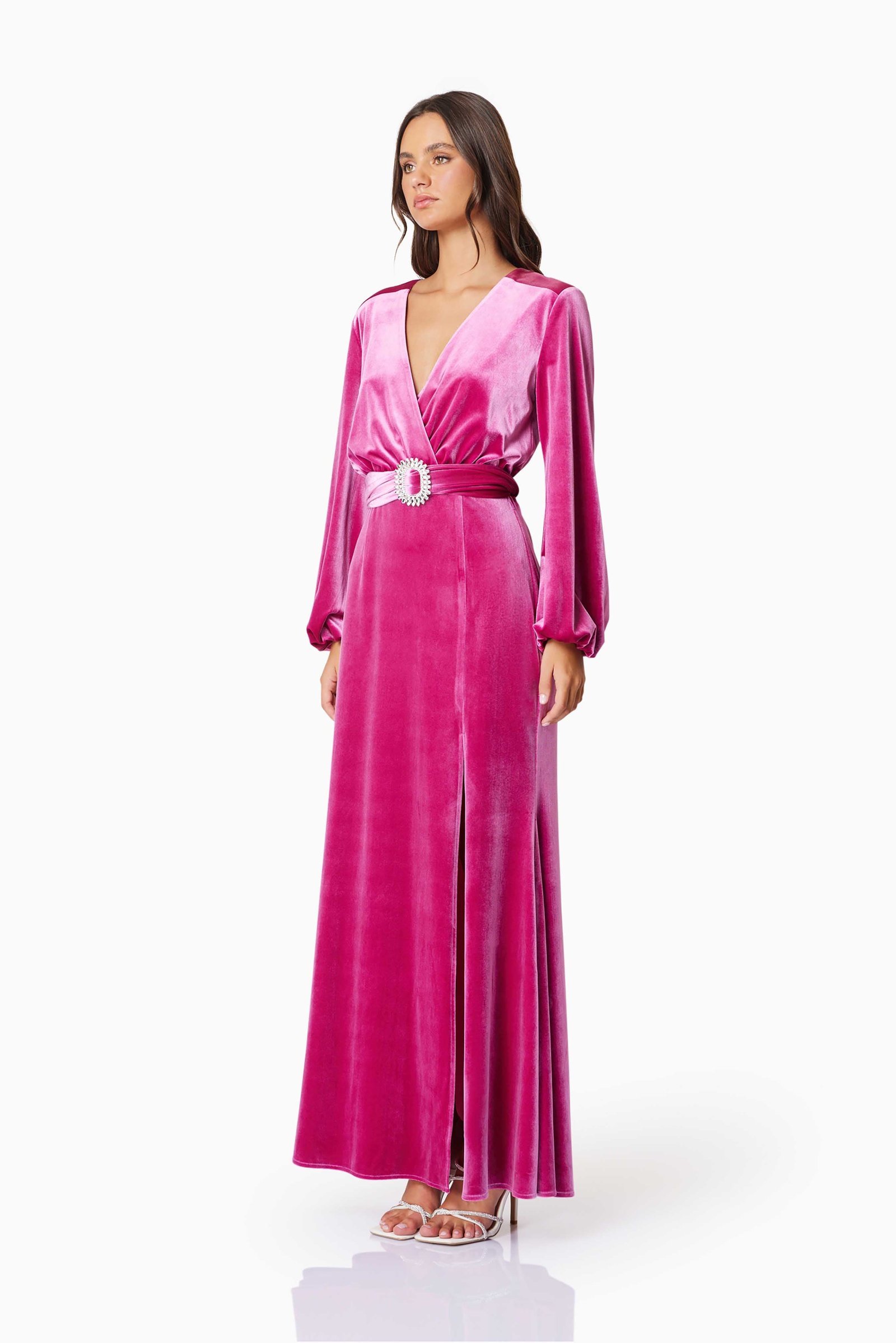 ELLIATT SOLENE MAXI DRESS - CERISE photo 5