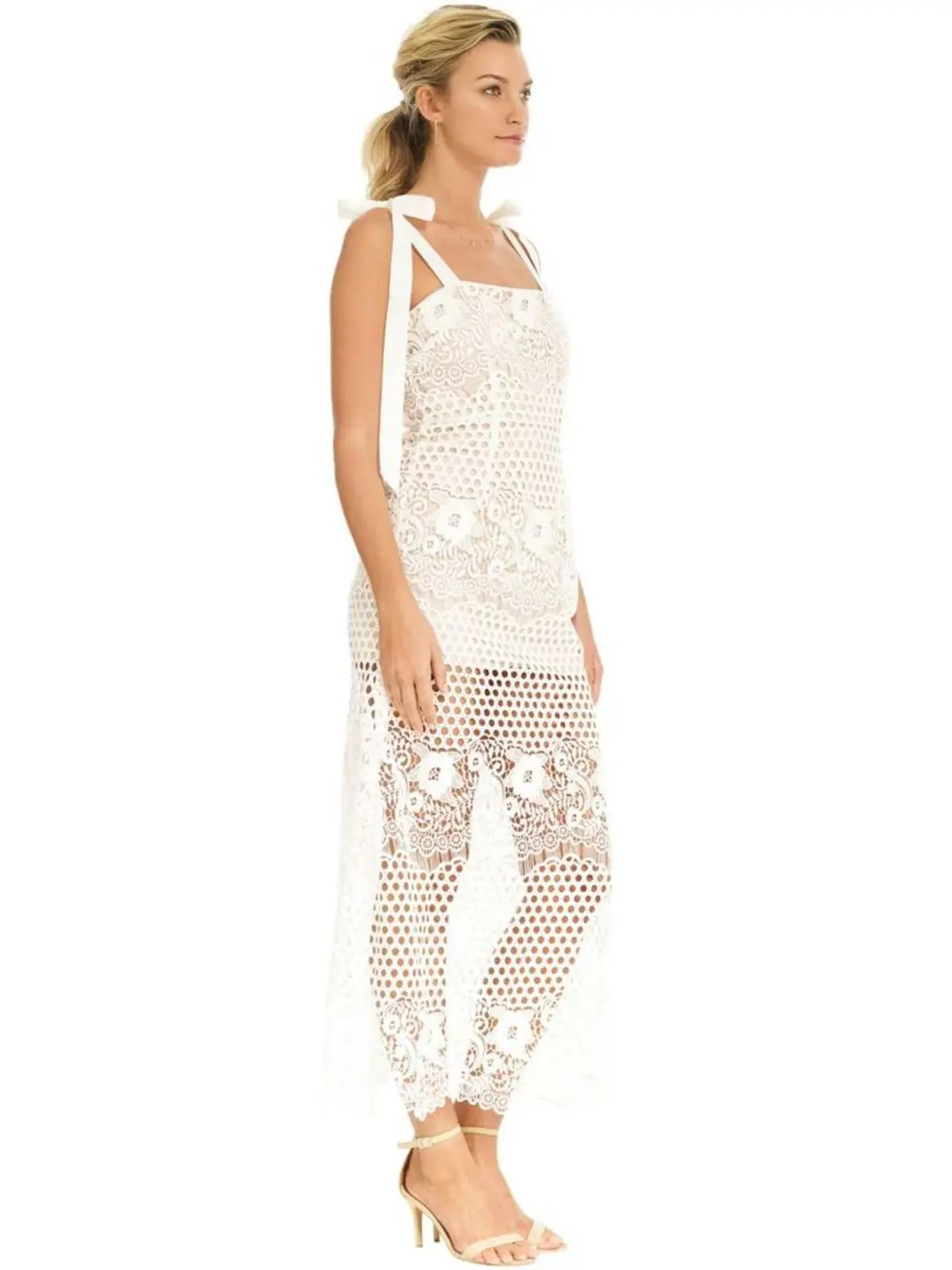 Alice McCall Secret Lover Dress In White Size AU 12 photo 2