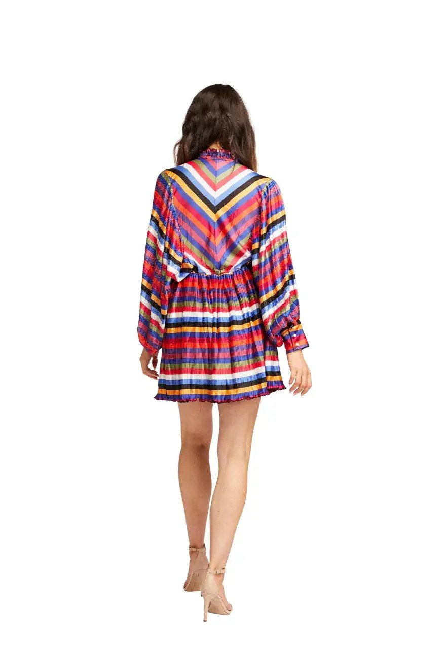 Elliatt Sodality Striped Dress Multi Size AU 8 photo 2
