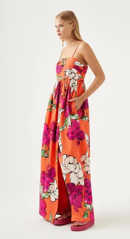 Aje Monument Tulip Maxi Dress Floral Size 10 / M photo 4