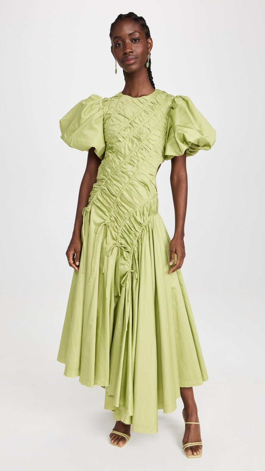 Aje Siren Drawstring Midi Dress photo 4