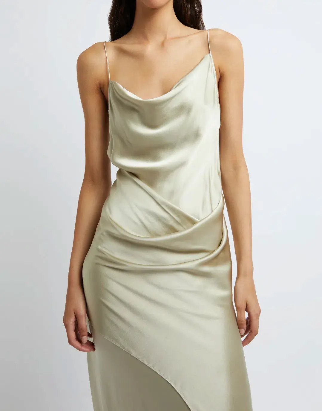 Christopher Esber Verdant Falls Draped Dress - size 6 photo 2