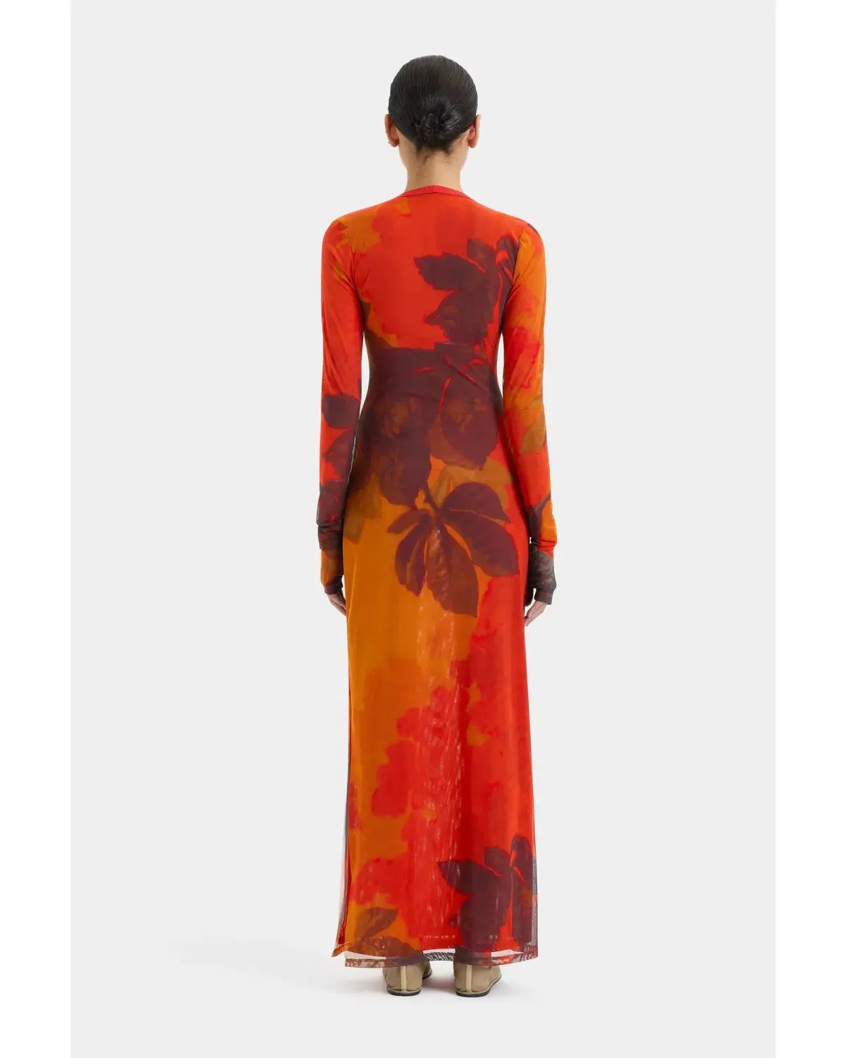 Sir The Label Libertine Cut Out Midi Dress Wren Print Size 0 / AU 6 photo 6