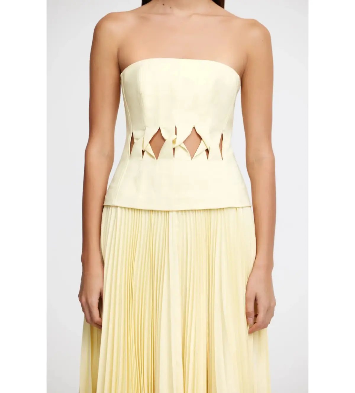 Acler Newbewick Maxi Dress in Lemon Sorbet Size AU 14 photo 6