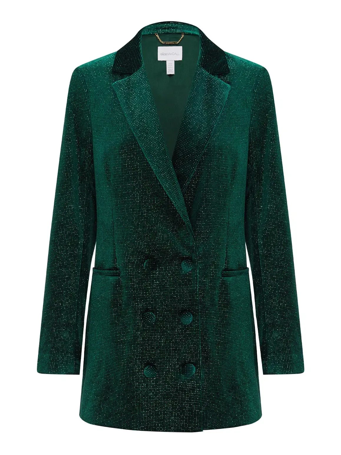 Alice McCall Midnight Magic Two-Piece Suit Forest Green Size 6 photo 5