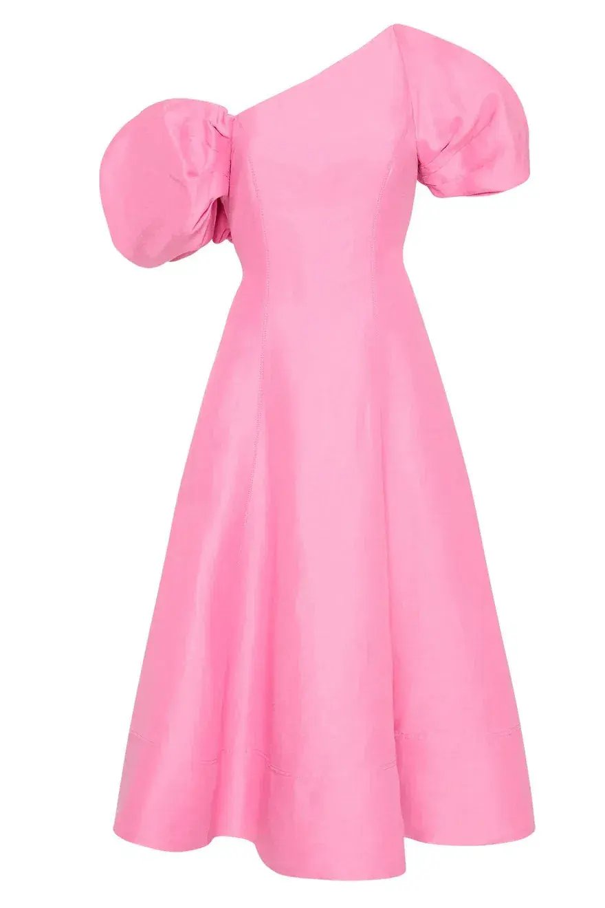 Aje Arista Tulip Sleeve Midi Dres Size 12 photo 2