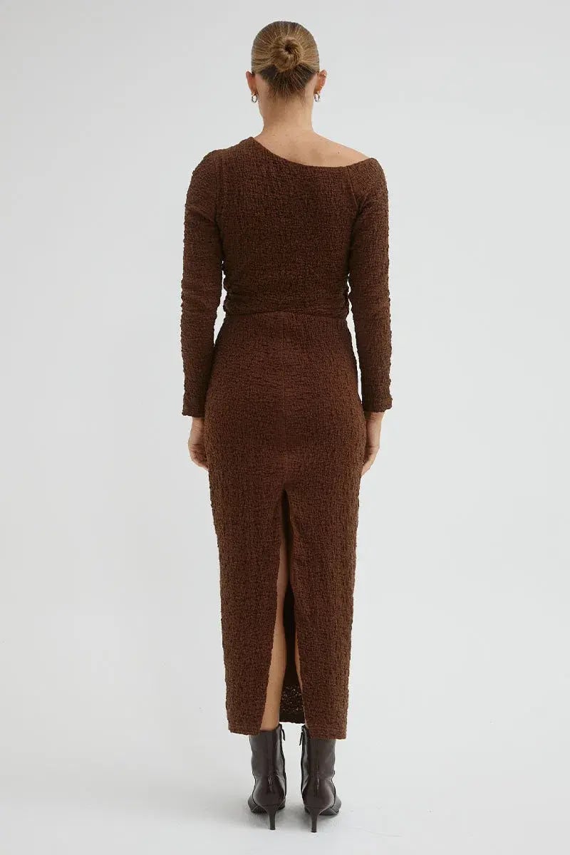 Sovere Overcast Dress In Carob Size 8 photo 3